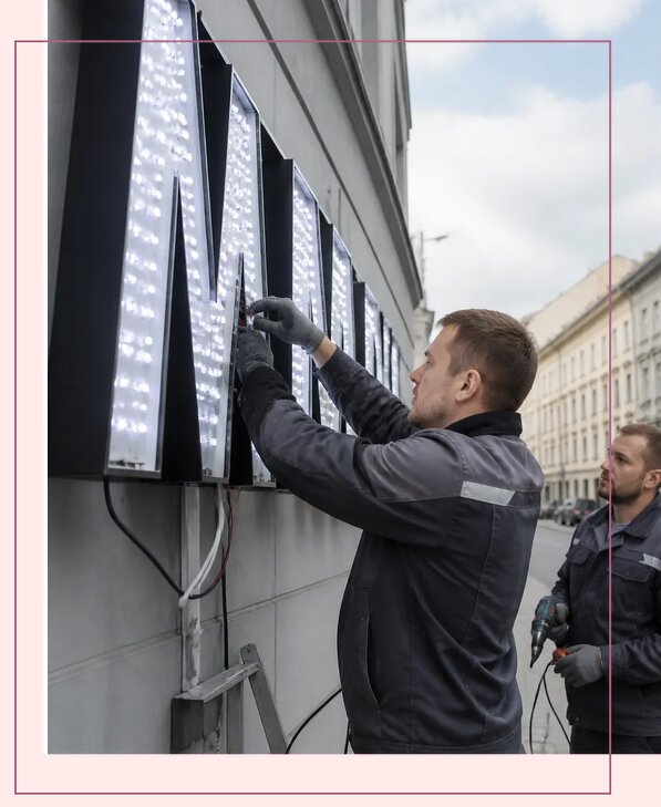 Изготовление и монтаж светодиодных LED вывесок в Нижнем Новгороде