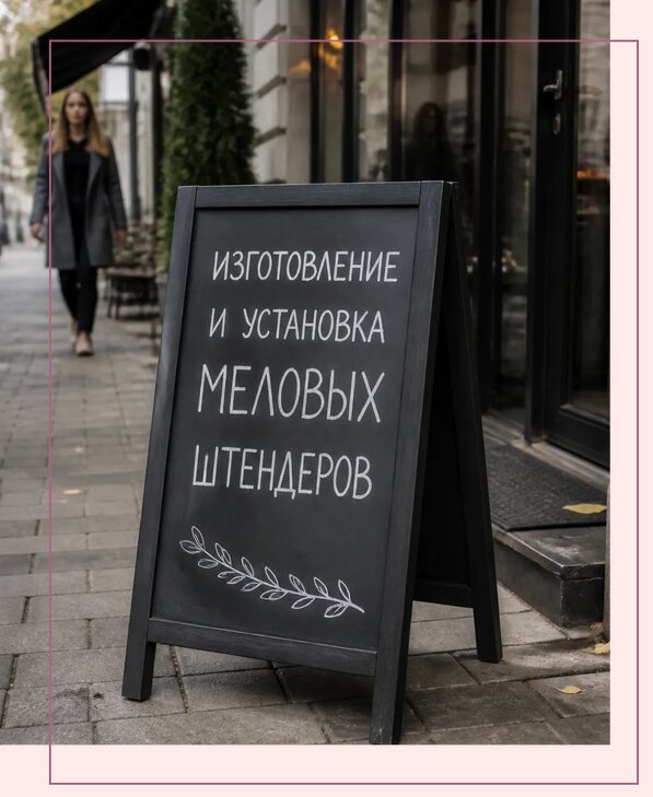 Меловые штендеры в Нижнем Новгороде по цене от 6774 р. | Аванза-Ннн